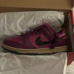 Nike  women’s Pink and Black Jordan’s